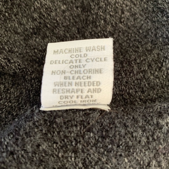 Dress Barn dark grey short sleeve button front cardigan sweater 18/20 cozy warm - Picture 8 of 10